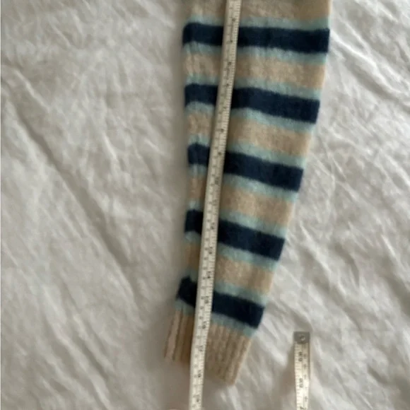 NWT Madewell Blue and Cream Striped Sweater - Picture 8 of 10